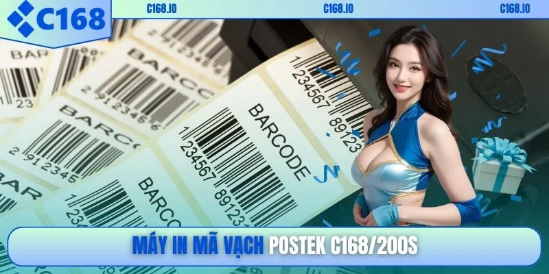 Máy In Mã Vạch Postek C168/200s